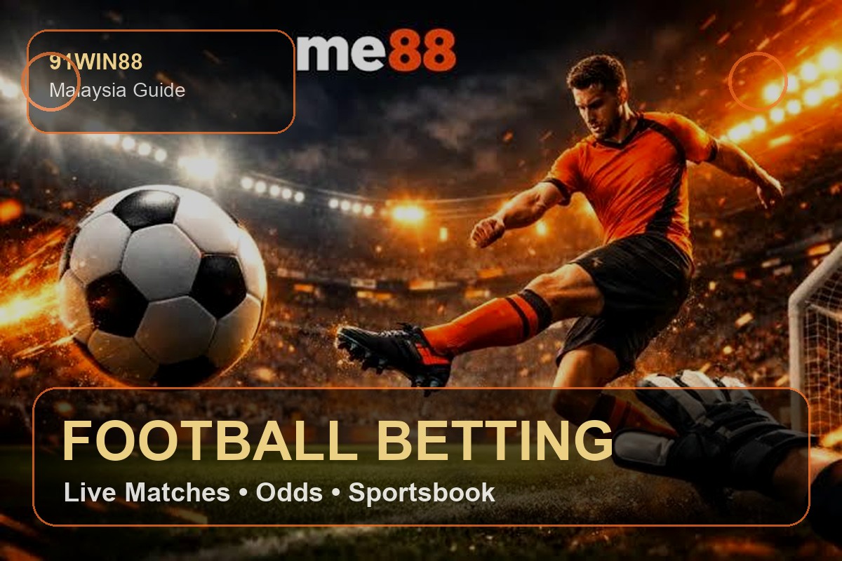 Football Betting & Sportsbook 91win88 Malaysia guide