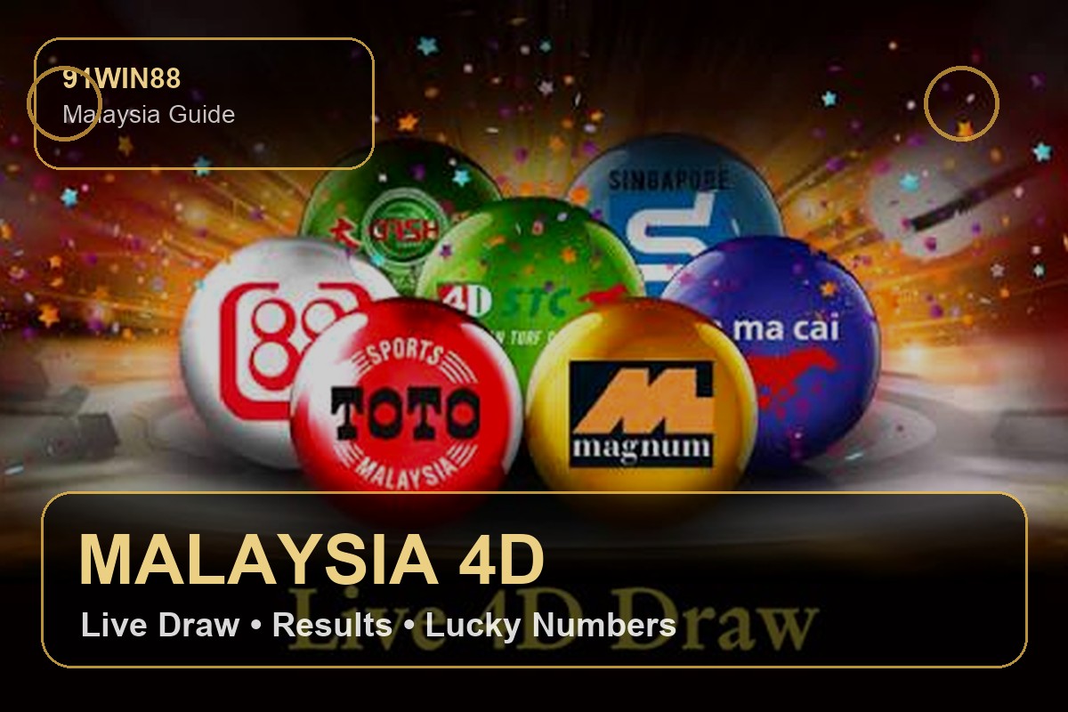 Malaysia 4D Draw Results 91win88 Malaysia guide
